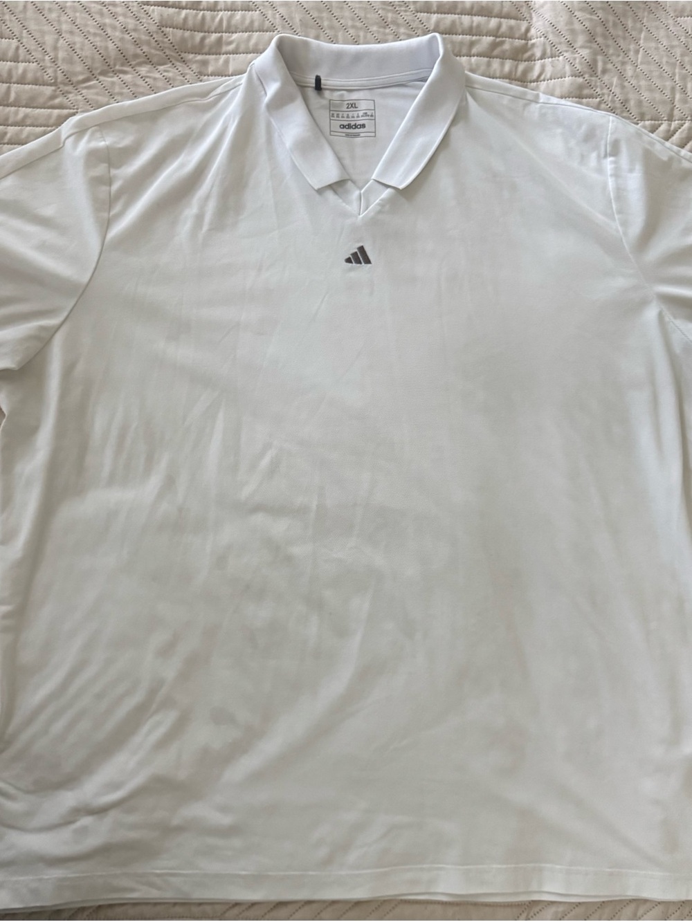 Adidas Men’s White Golf Polo Shirt